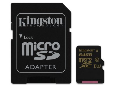   64Gb - Kingston - Micro Secure Digital HC UHS-I Class 10 SDCA10/64GB   