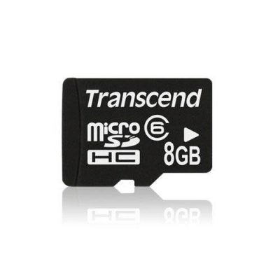   8Gb - Transcend - Micro Secure Digital HC Class 6 TS8GUSDC6