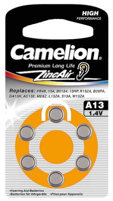   Camelion ZA13 BL-6 / A13-BP6 1.4V 280mAh