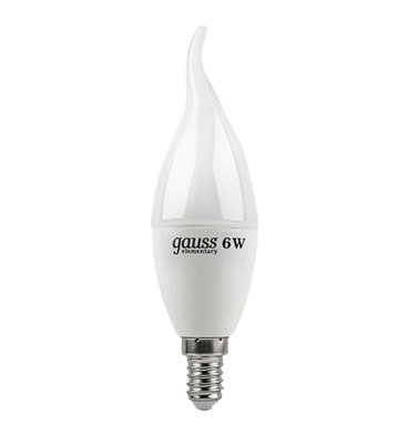  Gauss Elementary 6W E14 220V 2700K LD34116