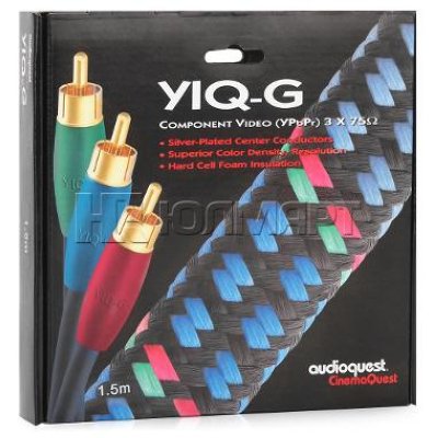    AudioQuest YIQ-G 3RCA - 3RCA, 1,5 