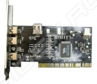  PCI IEEE1394 (3+1) port VIA6306 bulk (ASIA 6306 3P 1394)