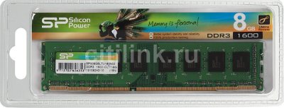   Silicon Power DDR3 8Gb 1600MHz S (SP008GBLTU160N02) RTL