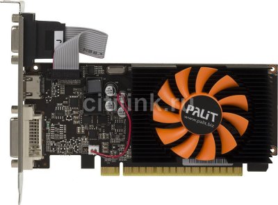  1024Mb Palit GeForce GT730 PCI-E DVI HDMI NEAT7300HD01-1085F BULK