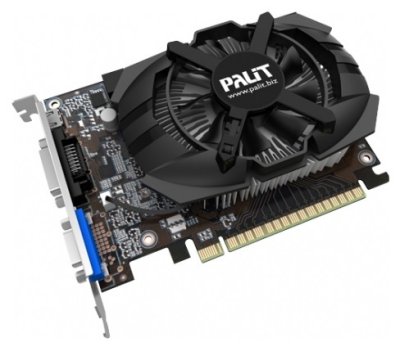  2048Mb Palit GeForce GT740 PCI-E DVI HDMI NEAT7400HD41-1070F Retail