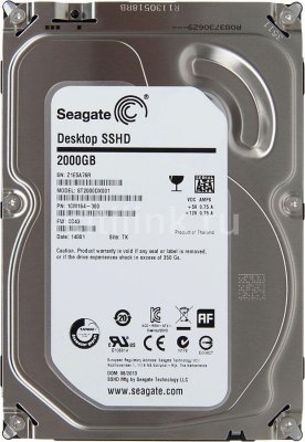   2Tb Seagate ST2000DX001 SATA III Desktop SSHD [7200rpm, 64Mb, 8Gb SSD]