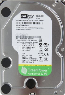   3.5" WD AV-GP WD30EURX, 3 , HDD, SATA III