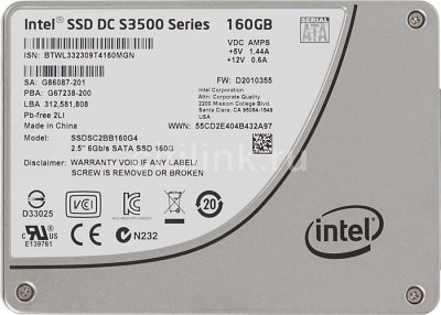  SSD INTEL S3500 SSDSC2BB160G401, 160 , SATA III