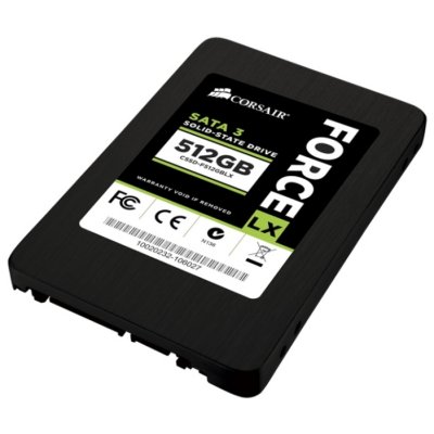  SSD 512Gb Corsair Force LX Series (CSSD-F512GBLX, SATA-III, 2.5")