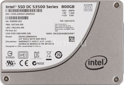  SSD INTEL S3500 SSDSC2BB800G401, 800 , SATA III