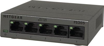  Netgear FS305-100PES 5 ports 100Mbps