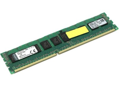   Kingston PC3-12800 DIMM DDR3L 1600MHz ECC Reg CL11 SR x4 1.35V w/TS - 8Gb KVR16LR11S4/