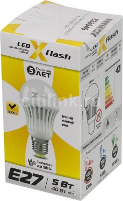  X-FLASH Bulb, 5 , 400lm, 50000 , 3000 ,  27