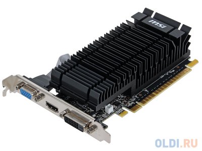  2Gb (PCI-E) MSI N720-2GD5HLP  CUDA GDDR5, 64 bit, HDCP, VGA, DVI, HDMI, Retail