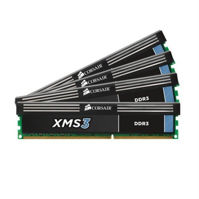   16Gb (4x4Gb) PC3-10600 1333MHz DDR3 DIMM Corsair XMS3 9-9-9-24 CMX16GX3M4A1333C9