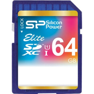   Silicon Power Elite SDXC Class 10 UHS-I U1 (50/15 Mb/s)