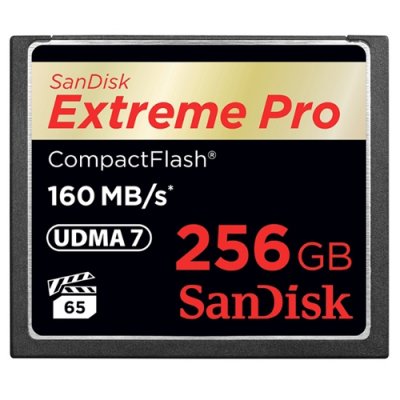   SanDisk CF Extreme Pro 256Gb SDCFXPS-256G-X46 160MB/s, VPG 65, UDMA 7