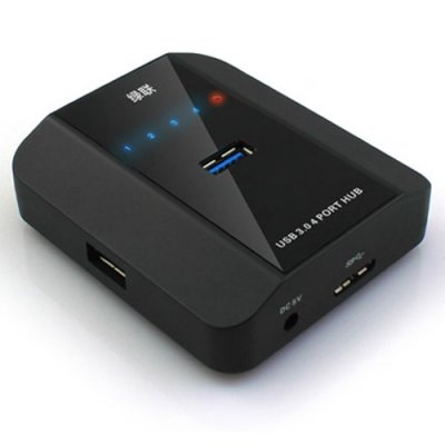 USB  Greenconnect GC-U3H4P1, USB 3.0, 4-port, 