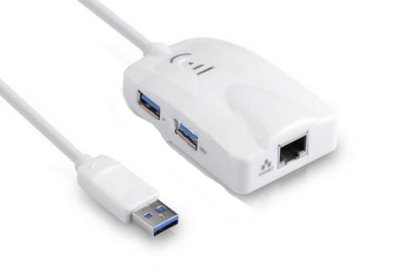  Greenconnection (GC-U3CL02) USB3.0 AM -) Gigabit Ethernet + 3 port USB3.0 Hub