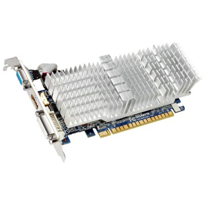  1Gb (PCI-E) GIGABYTE GV-N610SL-1GI  CUDA (GFGT610, GDDR3, 64 bit, DVI, VGA, HDMI, Retail