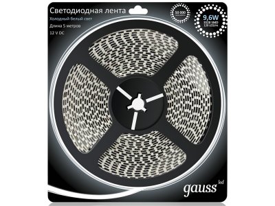   Gauss LED 3528/120-SMD 9.6W 12V DC,   (EB312000310)