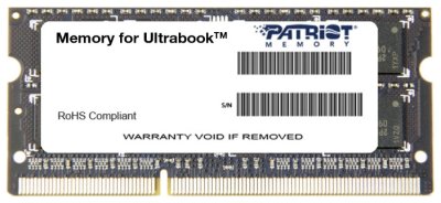   Patriot Memory PC3-10600 SO-DIMM DDR3 1333MHz - 8Gb PSD38G1333L2S