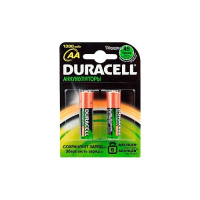  DURACELL HR6-2BL 1300mAh (2/20)