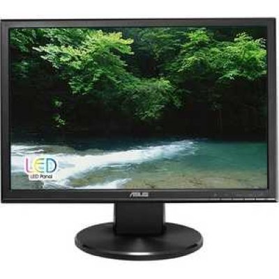  Asus VW199NR WLED 1440x900 (16:10); 0.2835mm; 16,7m; 5ms; 250cd/m2; 50M:1; DVI-D, VGA, Black