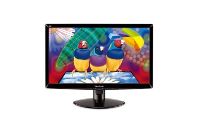  20" Viewsonic VA2037A-LED, 1600x900, 5ms, 250 cd/m2, 1000:1 (DCR 10M:1), D-Sub, Black