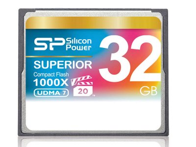   32Gb - Silicon Power 1000X Professional - Compact Flash SP032GBCFC1K0V10