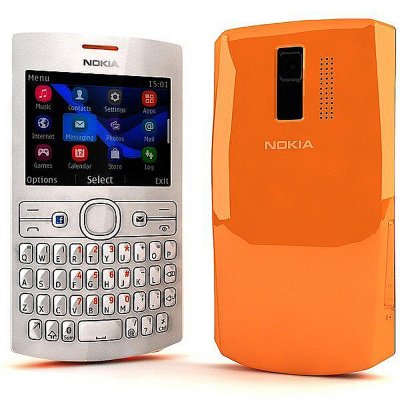   Nokia 205 Asha Dual Sim orange/ white ( RM-862 )