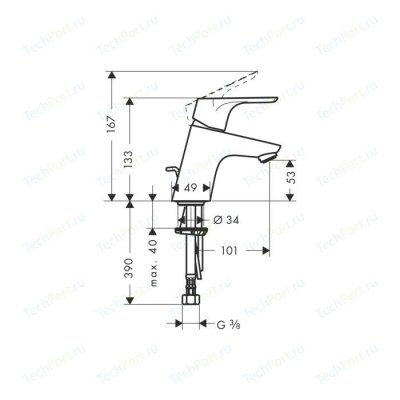  Hansgrohe Focus E 2,  ,  (31730000)