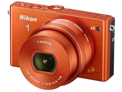  Nikon 1 J4 Kit 10-30 mm F/3.5-5.6 VR PD-Zoom Orange