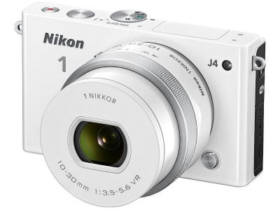  Nikon 1 J4 Kit 10-30 mm F/3.5-5.6 VR PD-Zoom White