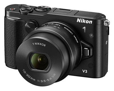  Nikon 1 V3  18.4Mpix 3" 1080p EFV+VR 10-30mm PD-Zoom+GRIP EN-EL20