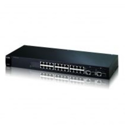 ZyXEL ES1100-24G   24-  Fast Ethernet  2  Gigabit E