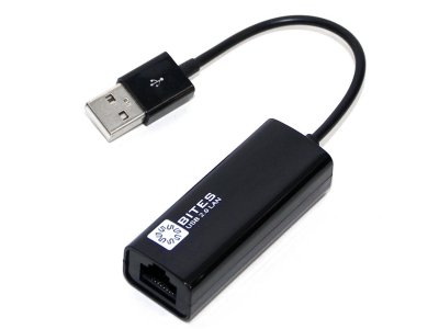    5bites USB2.0 - RJ45 UA2-45-02BK Black