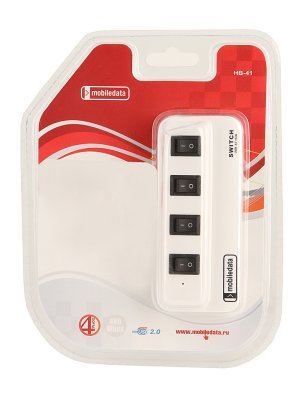  USB Mobiledata HB-41 USB 4 ports White