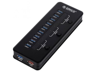 USB- 10-port USB3.0 Hub Orico H10C1-U3