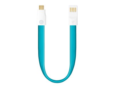   Deppa USB-microUSB 23cm Blue 72163