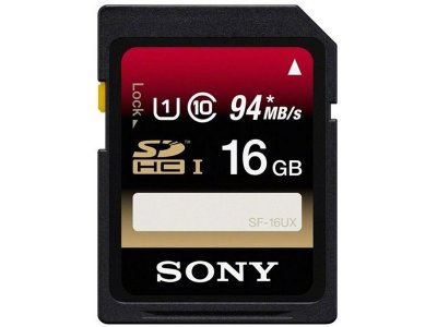   16Gb - Sony UHS-1 R94 Class 10 Secure Digital SF-16UX