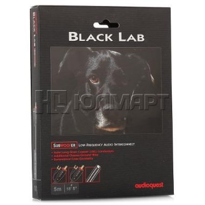   AudioQuest Black Lab RCA - RCA, 5 