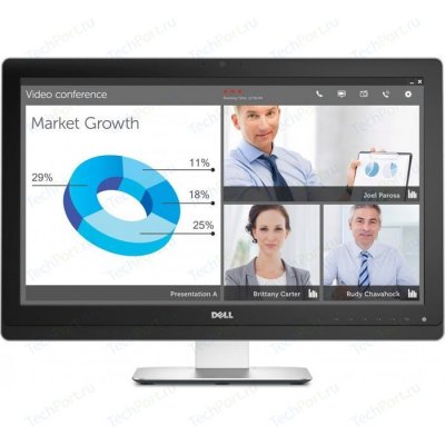 21.5"   DELL UZ2215H (348176) (LCD, Wide, 1920x1080, D-Sub, HDMI, MHL, DP, cam, USB3.0 H