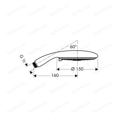    Hansgrohe Raindance Select S 150 Air 3jet 28587000