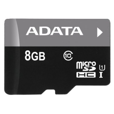   ADATA Premier microSDHC Class 10 UHS-I U1 8GB + OTG MICRO READER