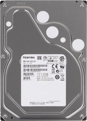  (HDD)   Toshiba SATA-III 3Tb HDWD130EZSTA P300 7200rpm 64Mb 3.5 , 3072