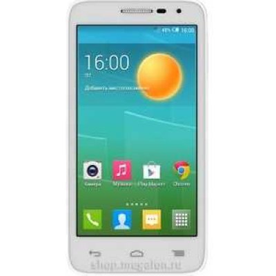  Alcatel OT-5038D Pop D5 Dual, Full White