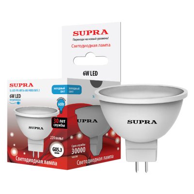   SUPRA SL-LED-PR-MR16-6W/4000/GU5.3