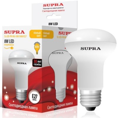   SUPRA SL-LED-PR-R63-8W/3000/E27