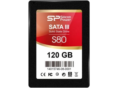   SSD 2.5" 120 Gb Silicon Power SATA III V70 (R550/W510MB/s) (SP120GBSS3V70S2